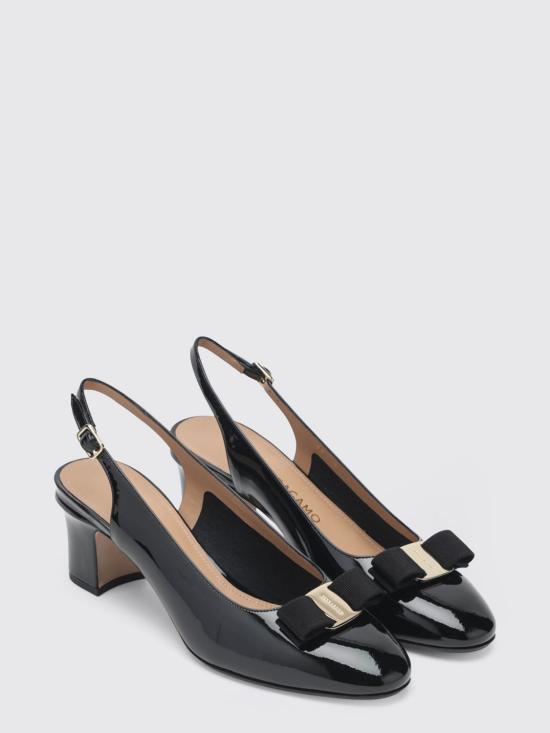 26SS 살바토레 페라가모 힐/펌프스 07907391CLE Black - SALVATORE FERRAGAMO