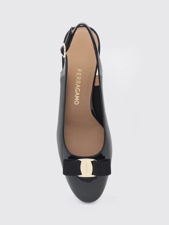 26SS 살바토레 페라가모 힐/펌프스 07907391CLE Black - SALVATORE FERRAGAMO