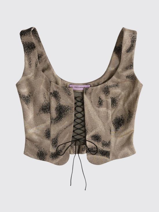 26SS 마카파니 민소매 티셔츠 M26E1ACJT000JN01153 Sand - MACCAPANI