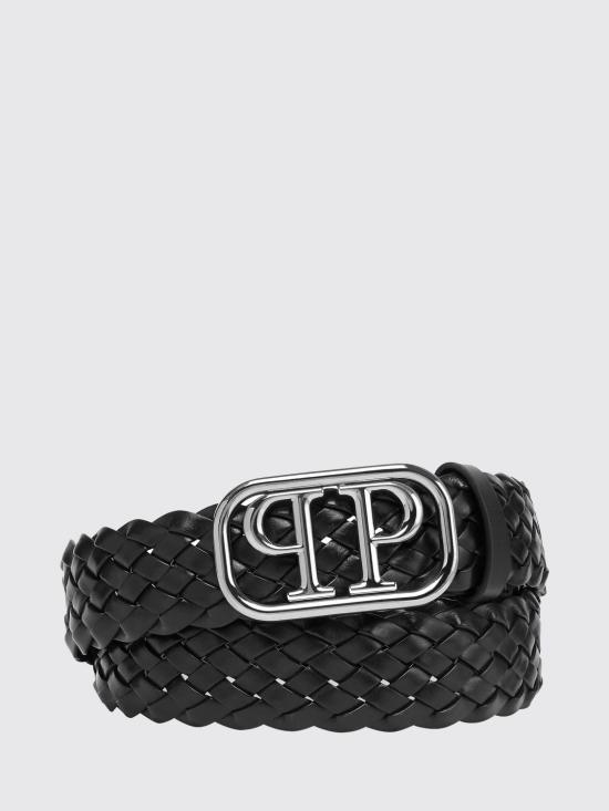 26SS 필립 플레인 가죽 벨트 FABAMVA0797PLE010N 0291 Black
