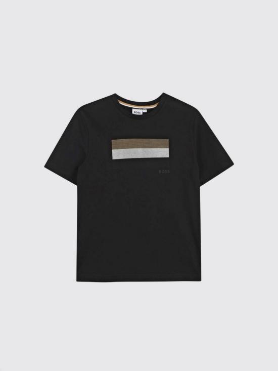 26SS [키즈] 보스 티셔츠 J52979 09B Black