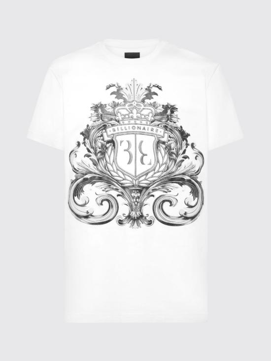 26SS 빌리어네어 반팔 티셔츠 IAECMTK8310BTE014N 01 White - BILLIONAIRE