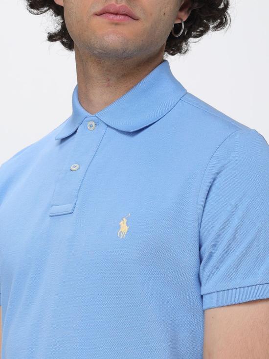 26SS 폴로 랄프로렌 폴로 티셔츠 710680784 461 Gnawed Blue - POLO RALPH LAUREN