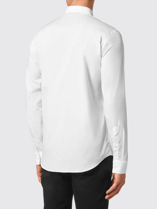 26SS 필립 플레인 긴팔 셔츠 FABCMRP1803PTE003N 01 White - PHILIPP PLEIN