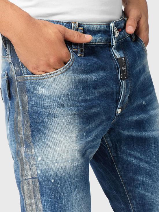 26SS 필립 플레인 데님 팬츠 SAECMDT3972PDE004N 07BG Denim - PHILIPP PLEIN
