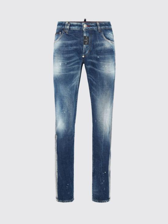 26SS 필립 플레인 데님 팬츠 SAECMDT3972PDE004N 07BG Denim - PHILIPP PLEIN