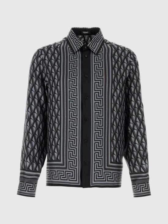26SS 베르사체 긴팔 셔츠 10217151A16785 5E720 Charcoal - VERSACE