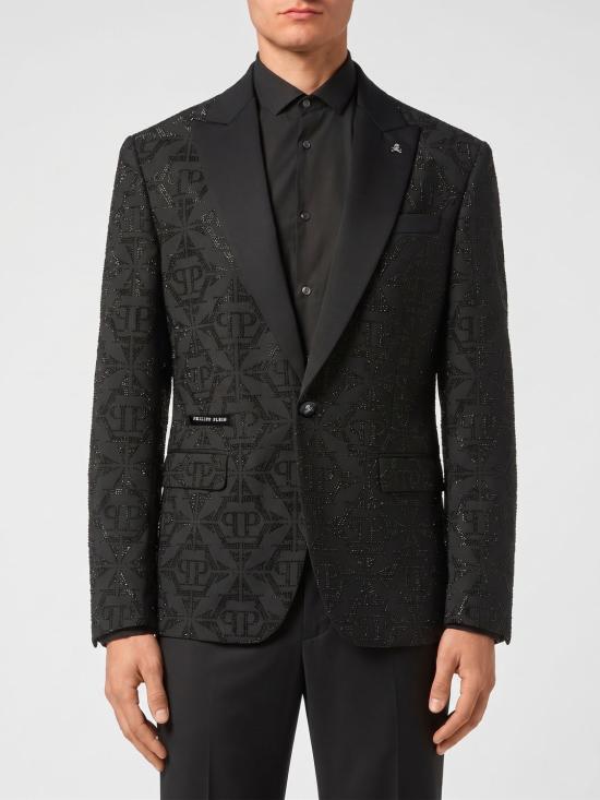26SS 필립 플레인 수트 자켓 PADCMRF1811PTE076N 02 Black
