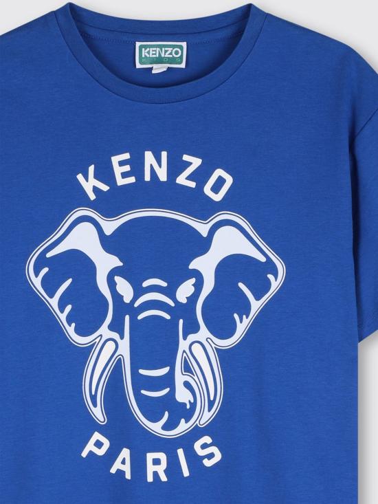 26SS [키즈] 겐조 티셔츠 K61869 871 Blue - KENZO
