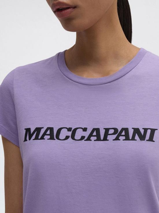 26SS 마카파니 반팔 티셔츠 24IM2M0F10063397703 Lilac - MACCAPANI