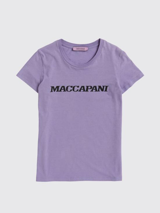 26SS 마카파니 반팔 티셔츠 24IM2M0F10063397703 Lilac - MACCAPANI