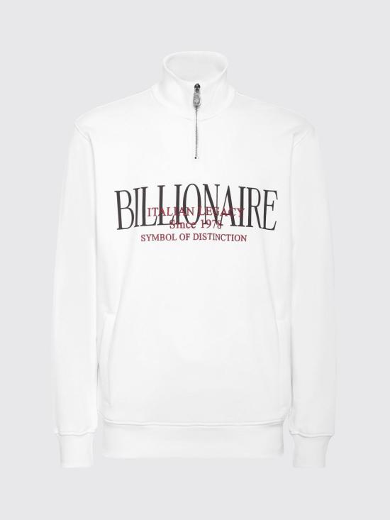 26SS 빌리어네어 긴팔 티셔츠 IAECMJO1355BTE004N 01 White - BILLIONAIRE