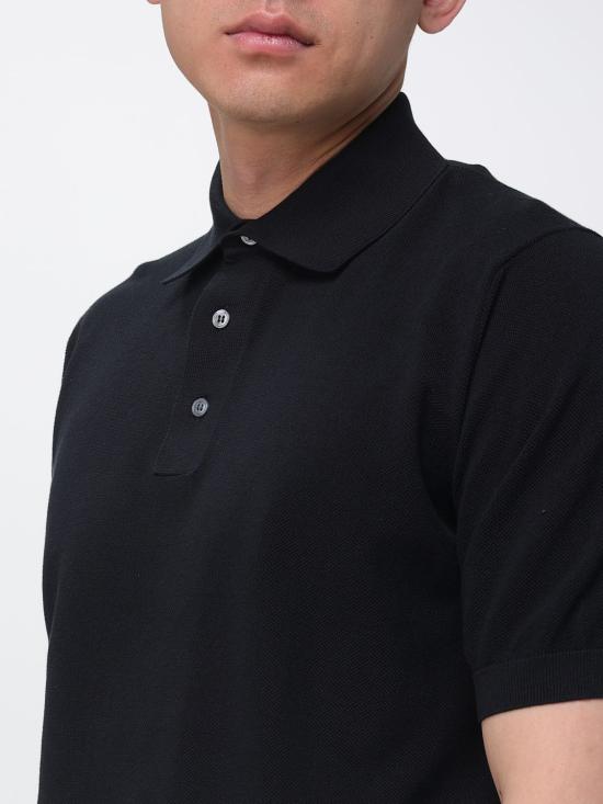 26SS 라르디니 폴로 티셔츠 PALPMC103PA66021 999 Black - LARDINI