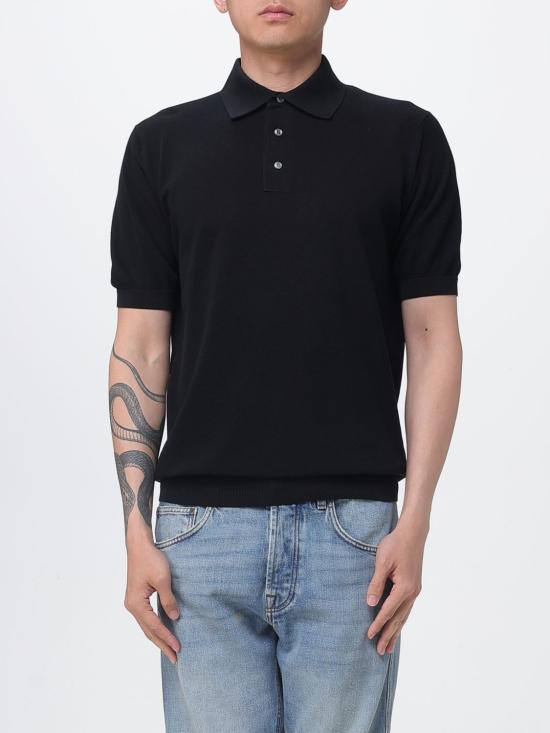 26SS 라르디니 폴로 티셔츠 PALPMC103PA66021 999 Black