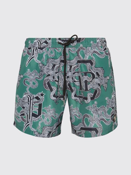 26SS 필립 플레인 스윔팬츠 SAECMMT0379PNY002N 05 Green - PHILIPP PLEIN