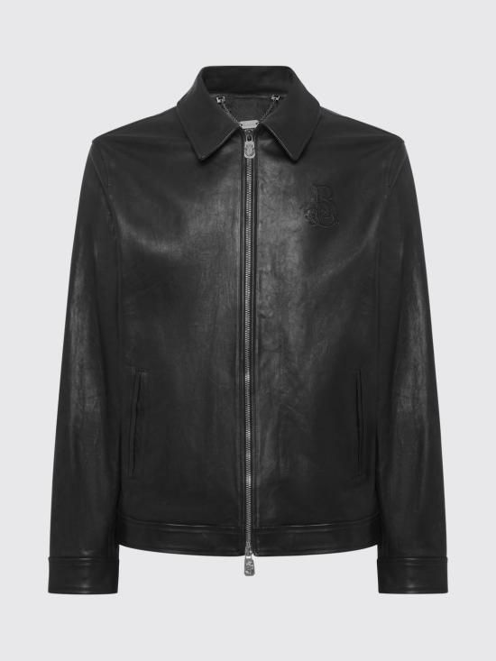 26SS 빌리어네어 가죽 자켓 IAECMLB1960BLE001N 02 Black - BILLIONAIRE