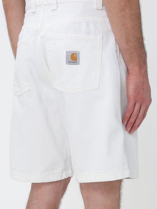 26SS 칼하트 WIP 브랜돈 쇼츠 I037161 0202 White - CARHARTT WIP