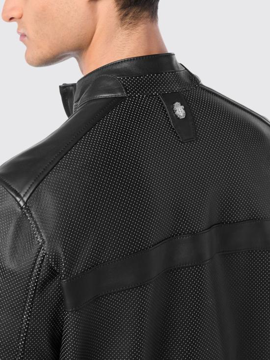 26SS 빌리어네어 가죽 자켓 IAECMLB1948BLE029N 02 Black - BILLIONAIRE