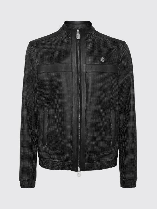 26SS 빌리어네어 가죽 자켓 IAECMLB1948BLE029N 02 Black - BILLIONAIRE