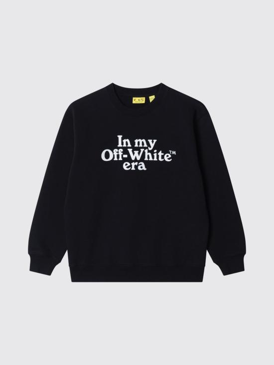 26SS 오프화이트 스웨터 OBBA001S26BFLE006 0001 Black - OFF WHITE