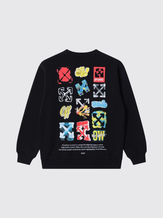 26SS 오프화이트 스웨터 OBBA001S26BFLE006 0001 Black - OFF WHITE
