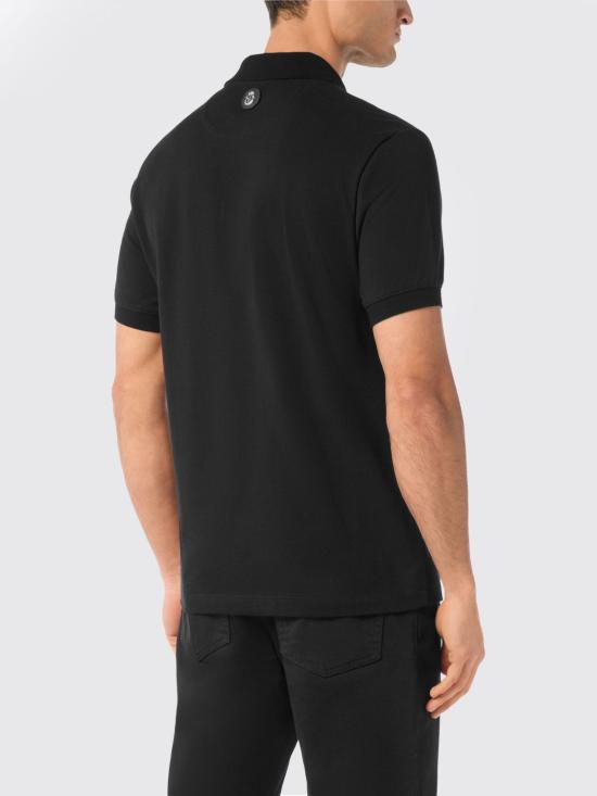 26SS 빌리어네어 폴로 티셔츠 IAECMRK0103BTE032N 02 Black - BILLIONAIRE
