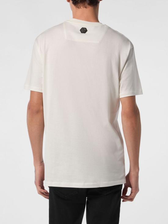26SS 필립 플레인 반팔 티셔츠 PAECMTK8254PJY002N 01OF White 1 - PHILIPP PLEIN