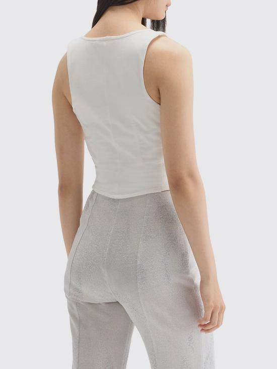 26SS 마카파니 민소매 티셔츠 25EM2M0T10040811103 White - MACCAPANI