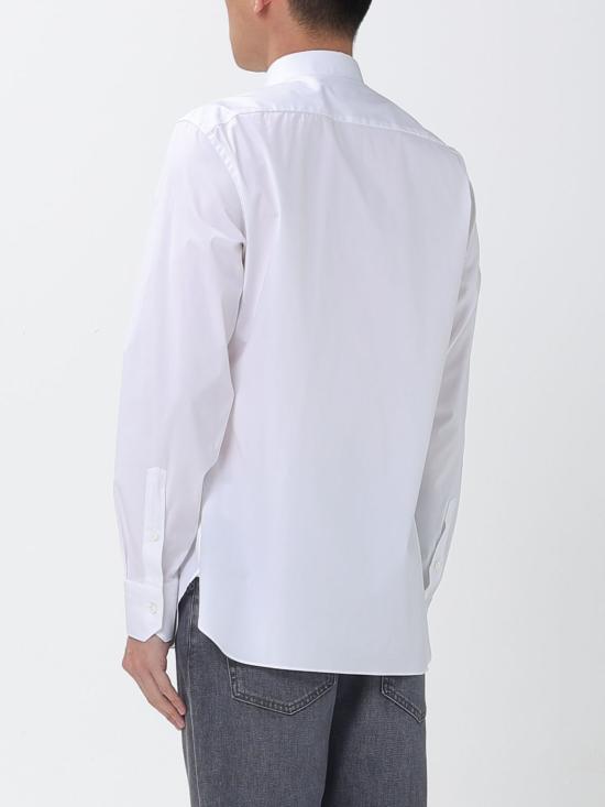 26SS 에르메네질도제냐 긴팔 셔츠 304100A39MS0JI 100 White - ERMENEGILDO ZEGNA
