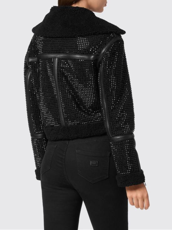 26SS 필립 플레인 바이커 자켓 AADCWRB1379PFU020N 02 Black - PHILIPP PLEIN