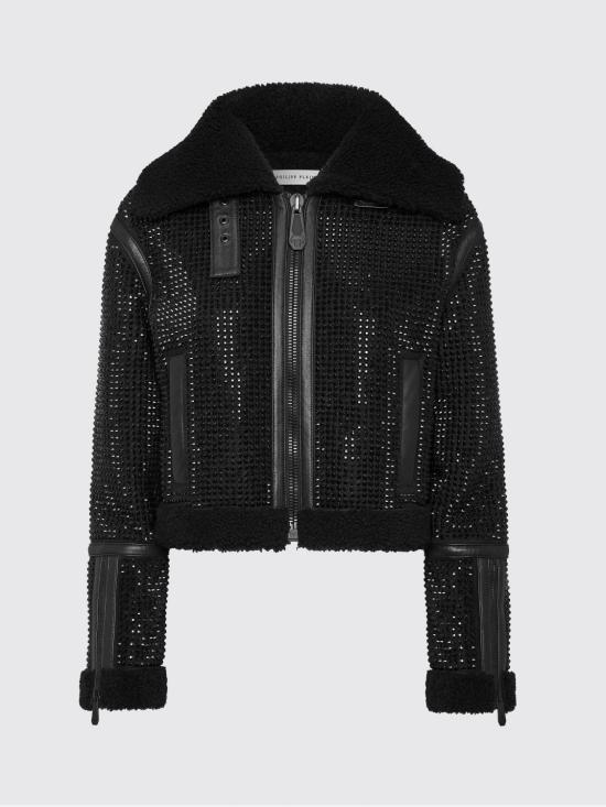 26SS 필립 플레인 바이커 자켓 AADCWRB1379PFU020N 02 Black - PHILIPP PLEIN