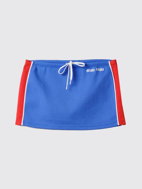 26SS 미우미우 숏 스커트 MMG584148O F0Q0U Blue