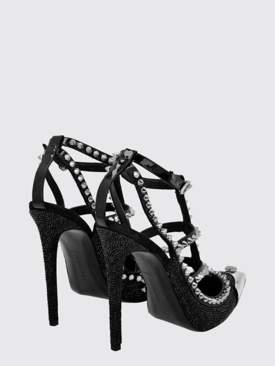 26SS 필립 플레인 힐/펌프스 SAESWSA0730PLE010N 02 Black - PHILIPP PLEIN