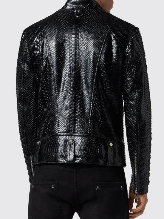 26SS 필립 플레인 바이커 자켓 S19CMLB0701PLE029P 02 Black - PHILIPP PLEIN