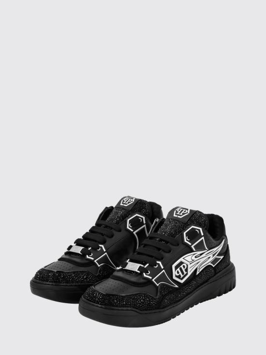 26SS 필립 플레인 스니커즈 SAESMSC4015PLE010N 0202 Black - PHILIPP PLEIN