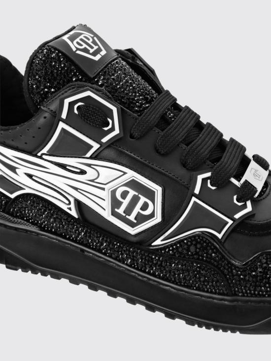 26SS 필립 플레인 스니커즈 SAESMSC4015PLE010N 0202 Black - PHILIPP PLEIN
