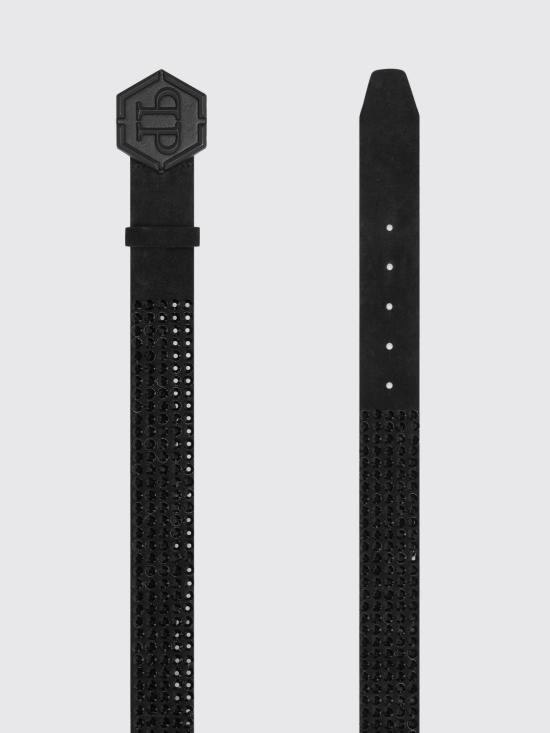 26SS 필립 플레인 가죽 벨트 FACAMVA0843PLE009N 02 Black - PHILIPP PLEIN