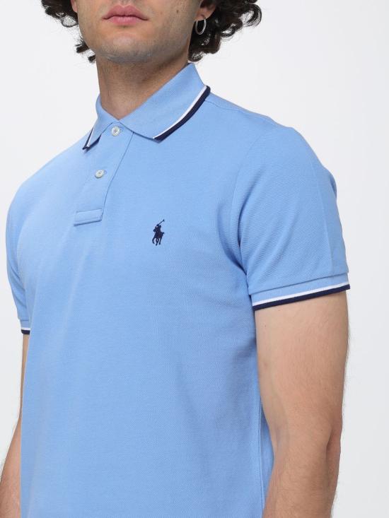 26SS 폴로 랄프로렌 폴로 티셔츠 710842621 502 Blue 1 - POLO RALPH LAUREN
