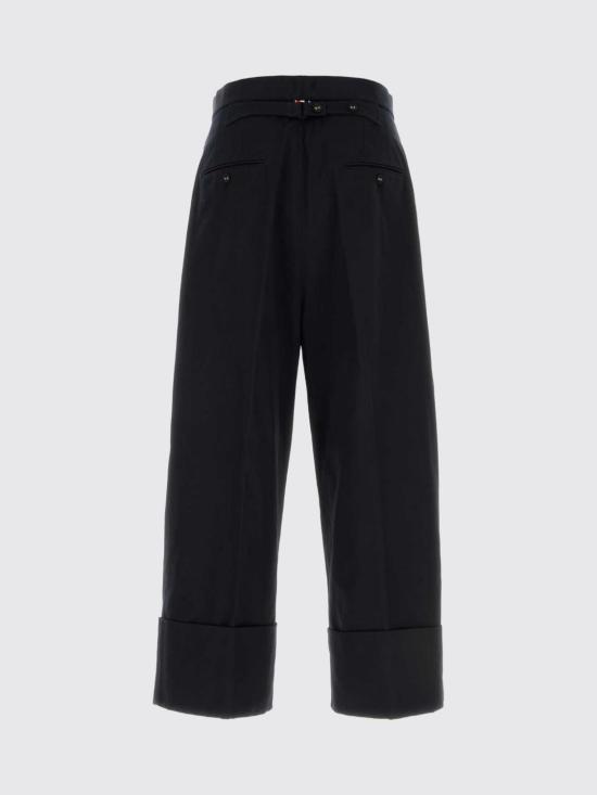26SS 톰브라운 스트레이트 팬츠 MTC232AF0175 415 Navy - THOM BROWNE