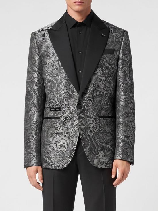 26SS 필립 플레인 수트 자켓 FADCMRF1789PTE021N 02 Black