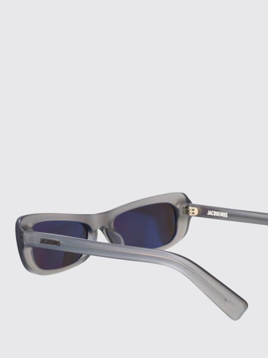 26SS 자크뮈스 선글라스 JAC55C6SUN METALLIC GREY MATT BLACK Grey - JACQUEMUS
