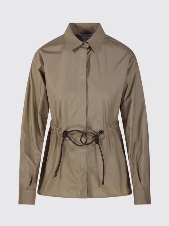 26SS 막스마라 Tazzina 드로스트링 셔츠 2611111052600 006 Green - MAX MARA