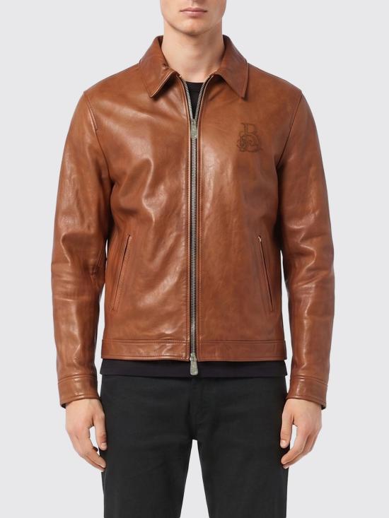 26SS 빌리어네어 가죽 자켓 IAECMLB1960BLE001N 04 Brown