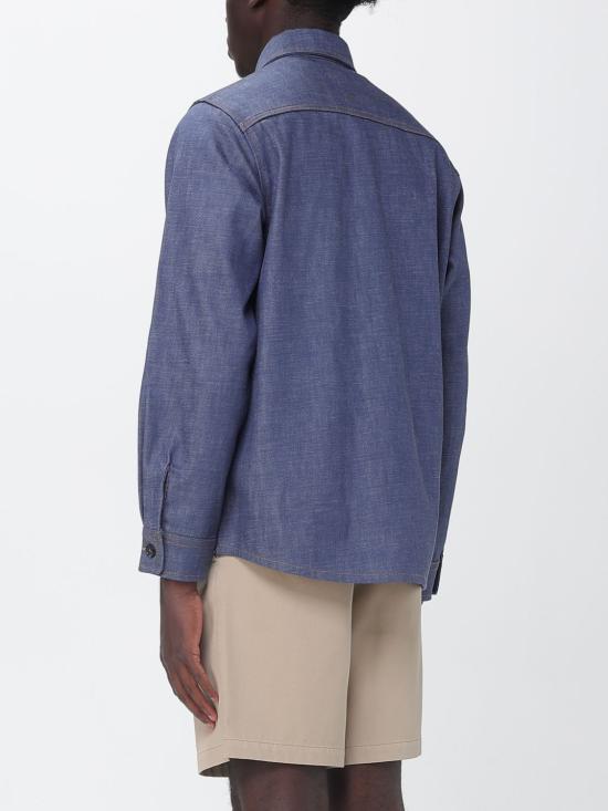 26SS 아페쎄 긴팔 셔츠 COHLXM32027 IAA Blue - A.P.C.