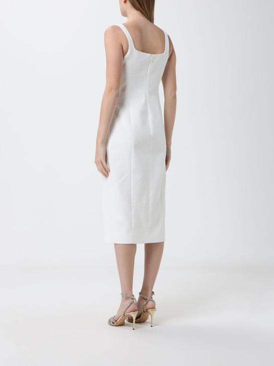 26SS 블루마린 롱 원피스 P622A782A N0103 White - BLUMARINE