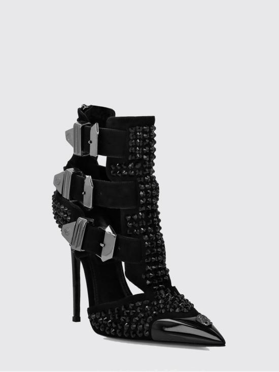 26SS 필립 플레인 힐/펌프스 AADSWSA0707PLE009N 0202 Black - PHILIPP PLEIN