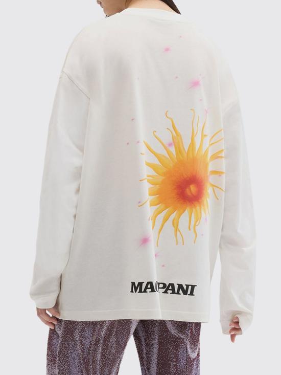 26SS 마카파니 긴팔 티셔츠 25EM2M0F0826340S1K1 White - MACCAPANI