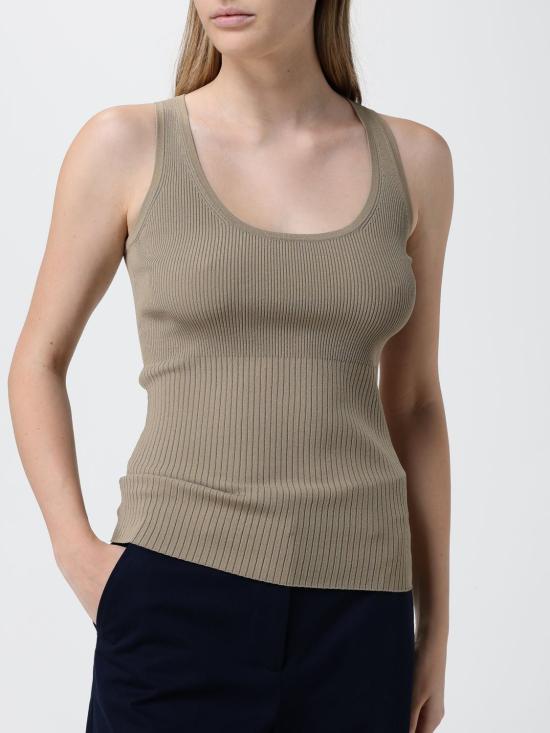 26SS 막스마라 기로 비스코스 탱크 탑 2611361032600 010 Sage - MAX MARA