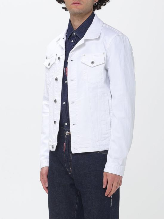 26SS 디스퀘어드2 자켓 S74AM1673S39781 100 White - DSQUARED2