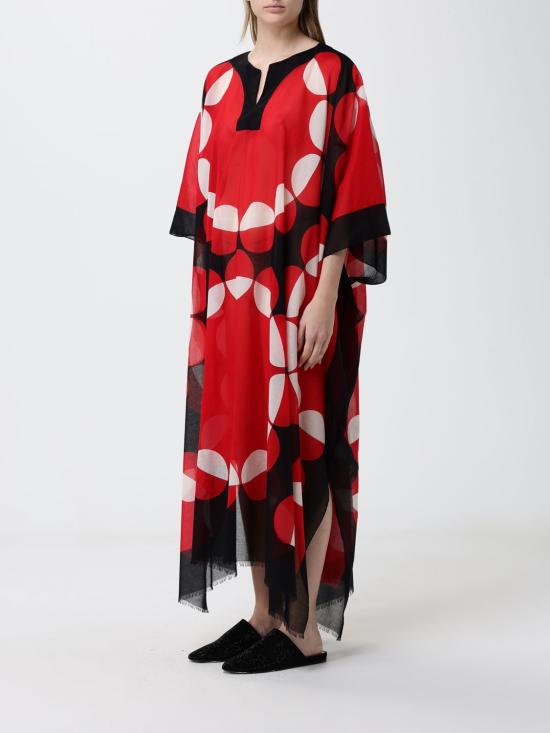 26SS 드리스 반 노튼 롱 원피스 2610107233058 979 Red - DRIES VAN NOTEN